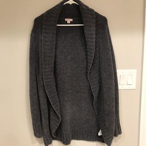 Merona Chenille Open Front Cardigan